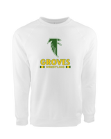 Groves HS Wrestling Stacked - Crewneck Sweatshirt