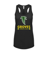 Groves HS Wrestling Stacked - Womens Tank Top