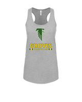Groves HS Wrestling Stacked - Womens Tank Top