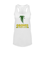 Groves HS Wrestling Stacked - Womens Tank Top