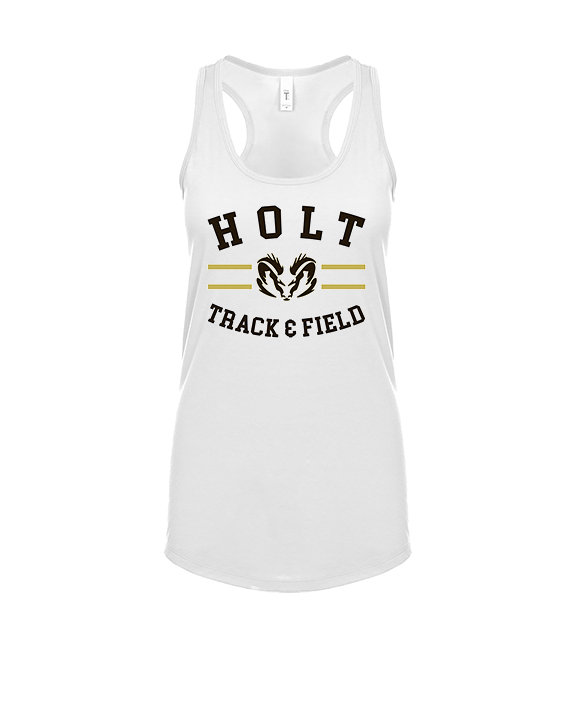 Holt HS Track & Field Curve - Womens Tank Top