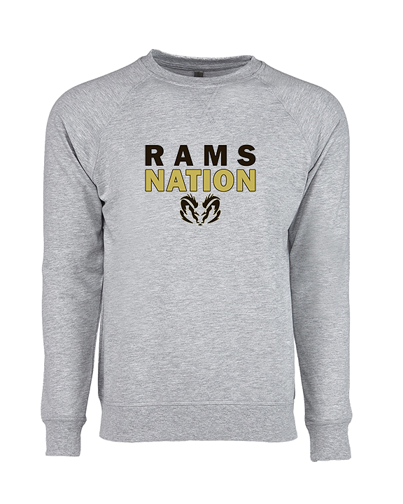 Holt HS Track & Field Nation - Crewneck Sweatshirt