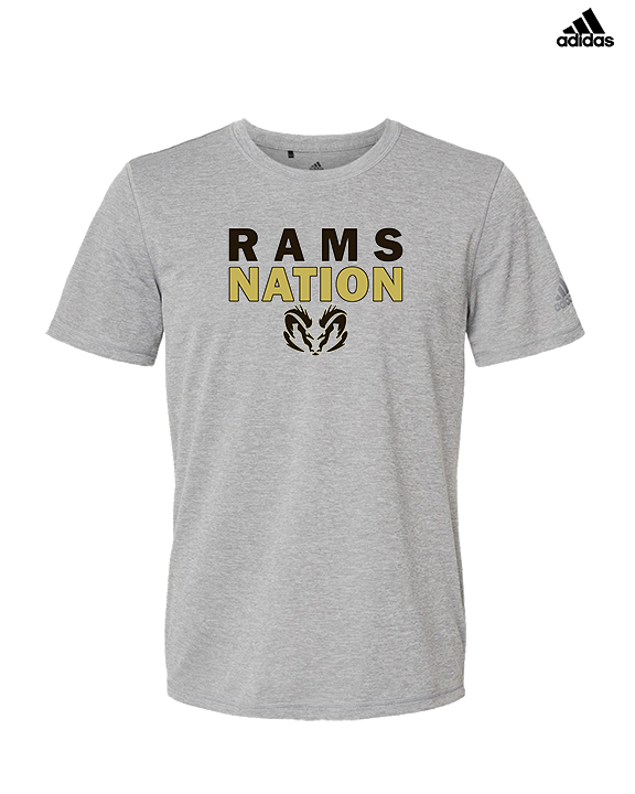 Holt HS Track & Field Nation - Mens Adidas Performance Shirt