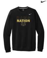 Holt HS Track & Field Nation - Mens Nike Crewneck