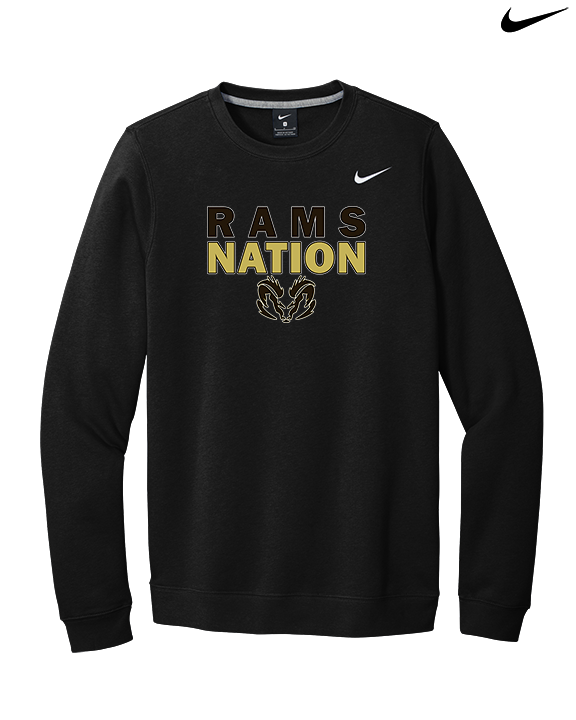 Holt HS Track & Field Nation - Mens Nike Crewneck