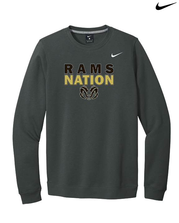 Holt HS Track & Field Nation - Mens Nike Crewneck