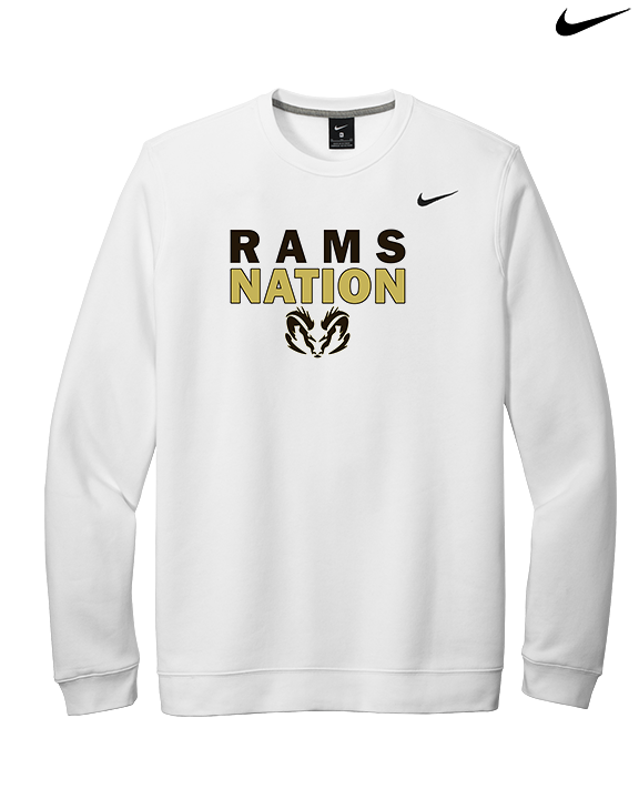 Holt HS Track & Field Nation - Mens Nike Crewneck