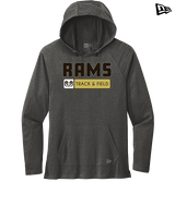 Holt HS Track & Field Pennant - New Era Tri-Blend Hoodie