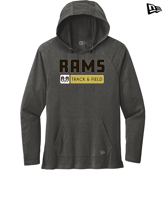 Holt HS Track & Field Pennant - New Era Tri-Blend Hoodie