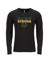 Holt HS Track & Field Strong - Tri-Blend Long Sleeve