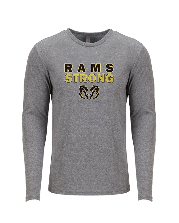 Holt HS Track & Field Strong - Tri-Blend Long Sleeve