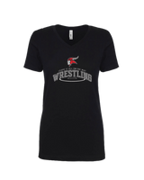 Homewood-Flossmoor HS Leave It All On The Mat - Women’s V-Neck