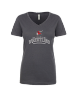 Homewood-Flossmoor HS Leave It All On The Mat - Women’s V-Neck