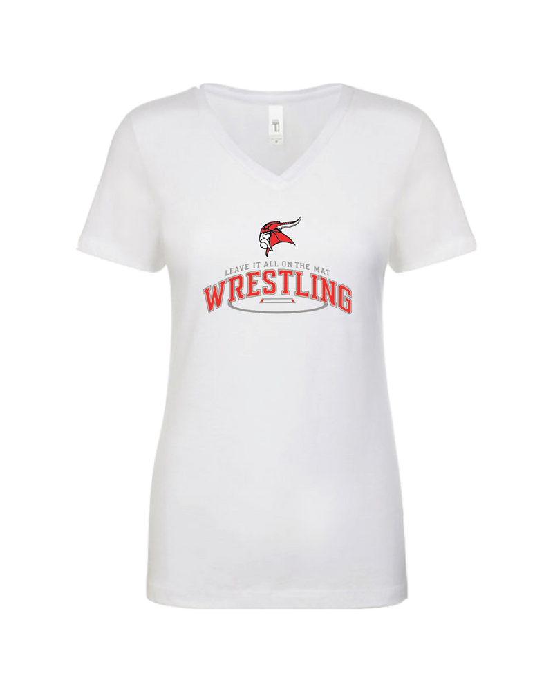 Homewood-Flossmoor HS Leave It All On The Mat - Women’s V-Neck