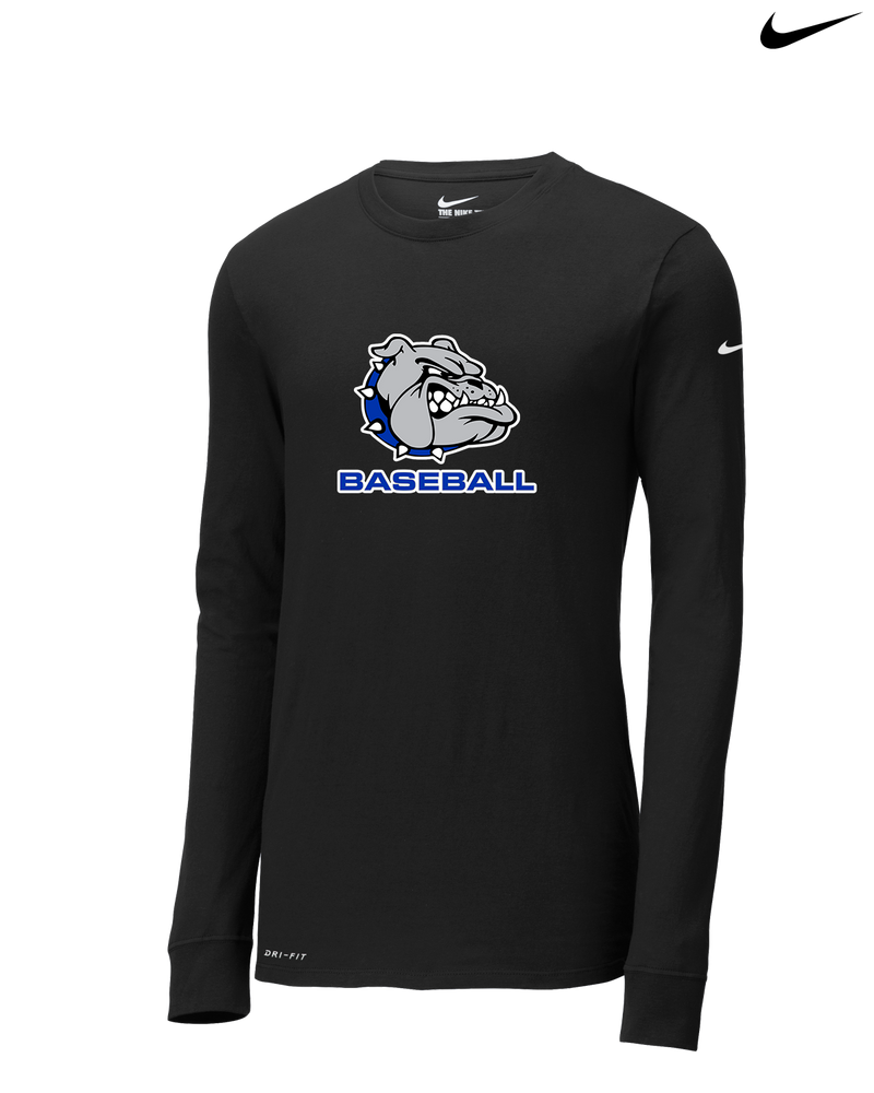 Ionia HS Baseball Logo - Nike Dri-Fit Poly Long Sleeve