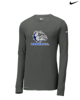 Ionia HS Baseball Logo - Nike Dri-Fit Poly Long Sleeve