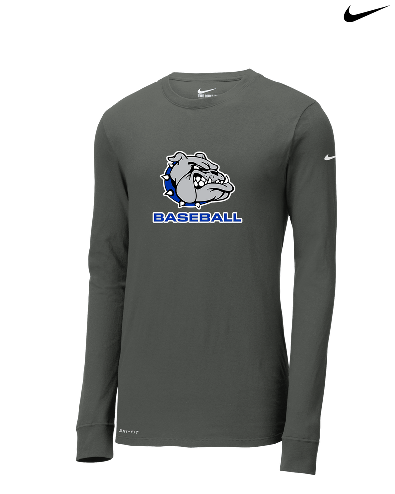 Ionia HS Baseball Logo - Nike Dri-Fit Poly Long Sleeve