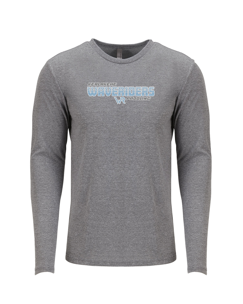 Kealakehe HS Outrigger Bold - Tri Blend Long Sleeve