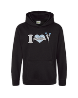 Kealakehe I Heart Cheer - Cotton Hoodie