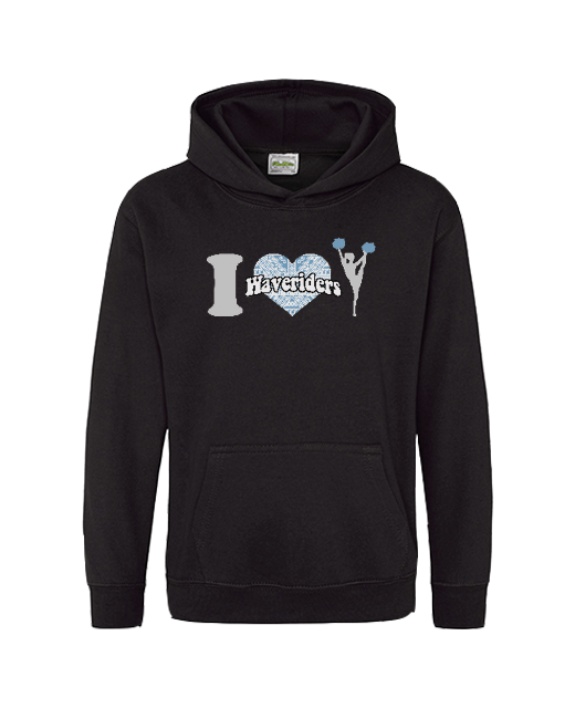 Kealakehe I Heart Cheer - Cotton Hoodie