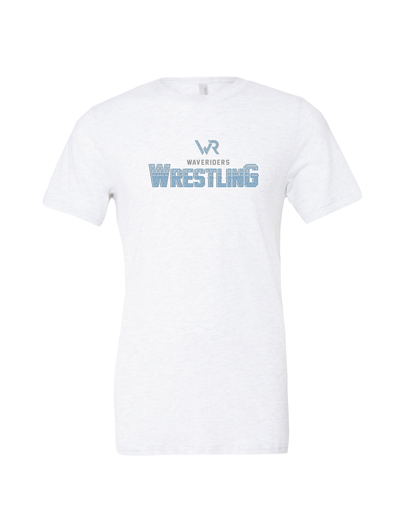 Kealakehe HS Wrestling Waveriders - Mens Tri Blend Shirt