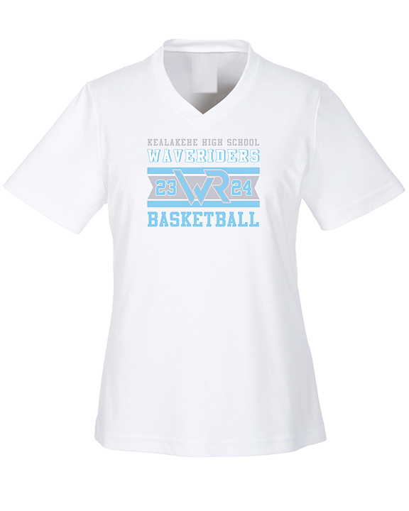 Kealakehe HS Boys Basketball Stamp - Womens Performance Shirt