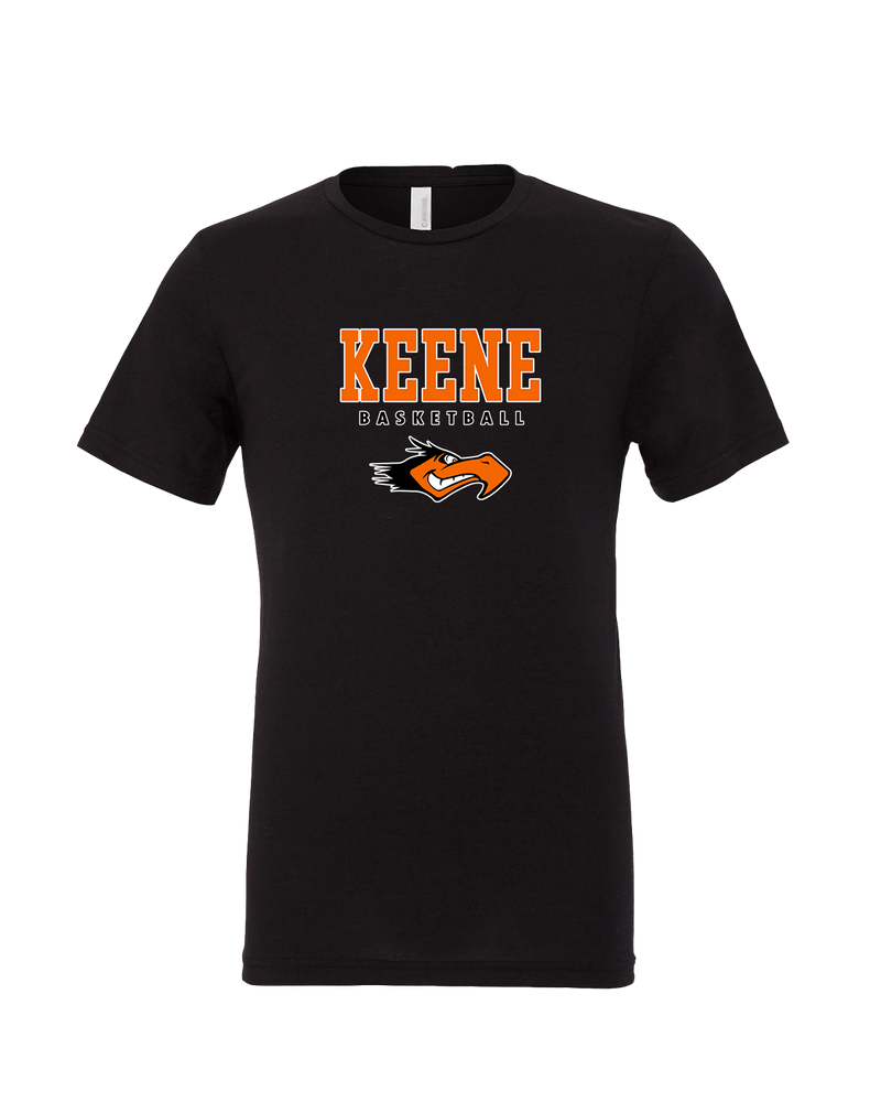 Keene HS Girls Basketball Block - Mens Tri Blend Shirt