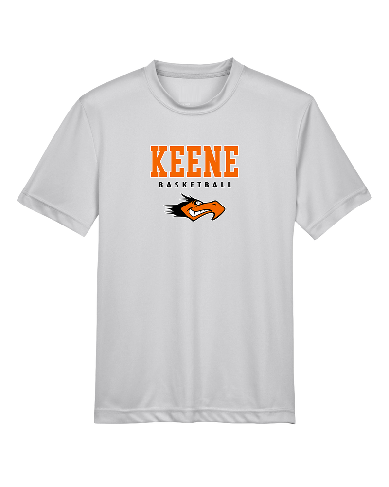 Keene HS Girls Basketball Block - Youth Performance T-Shirt