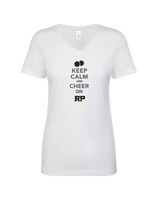 Reeths-Puffer Keep Calm - Women’s V-Neck