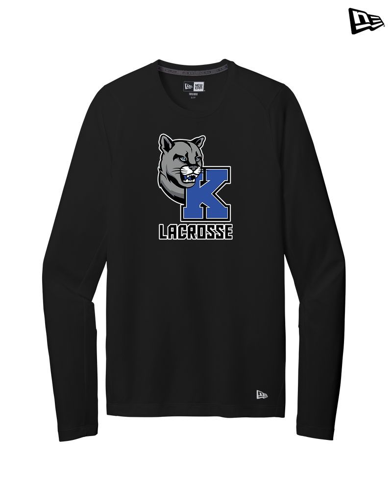 Kittatinny Youth Lacrosse K Logo - New Era Long Sleeve Crew