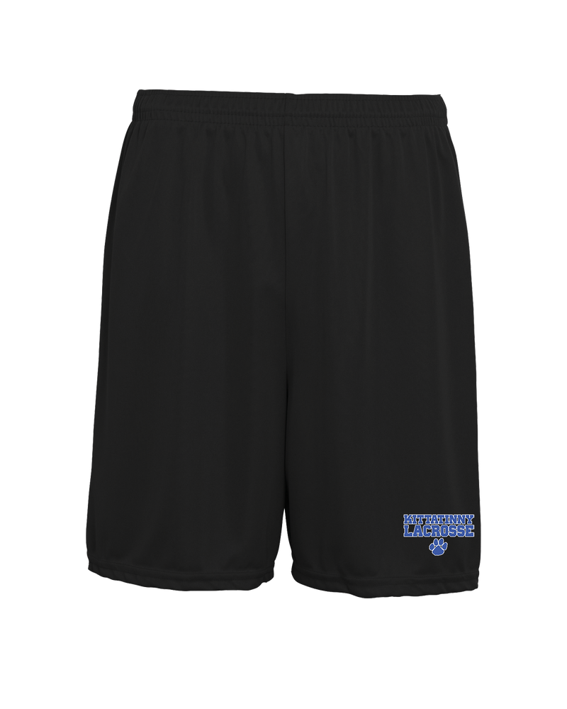 Kittatinny Youth Lacrosse Paw Logo - 7 inch Training Shorts