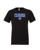 Kittatinny Youth Lacrosse Paw Logo - Mens Tri Blend Shirt