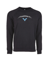 Parsippany HS Football Laces - Crewneck Sweatshirt