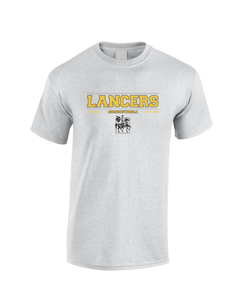 Lafayette HS Boys Basketball Border - Cotton T-Shirt