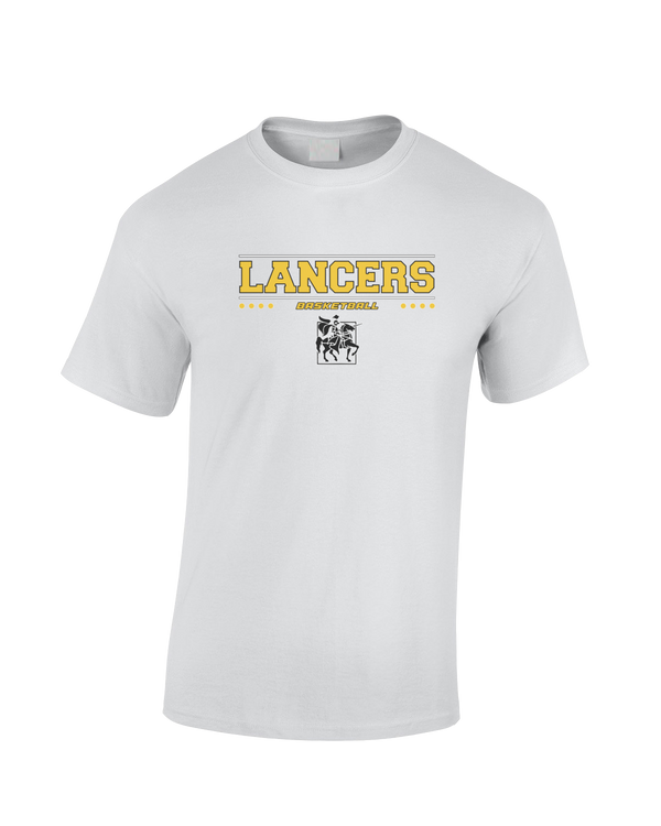 Lafayette HS Boys Basketball Border - Cotton T-Shirt