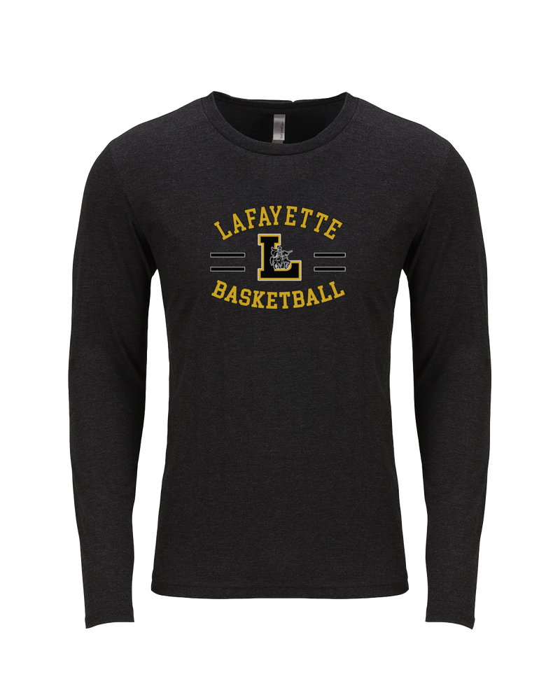 Lafayette HS Boys Basketball Curve - Tri Blend Long Sleeve