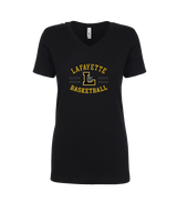 Lafayette HS Boys Basketball Curve - Womens V-Neck