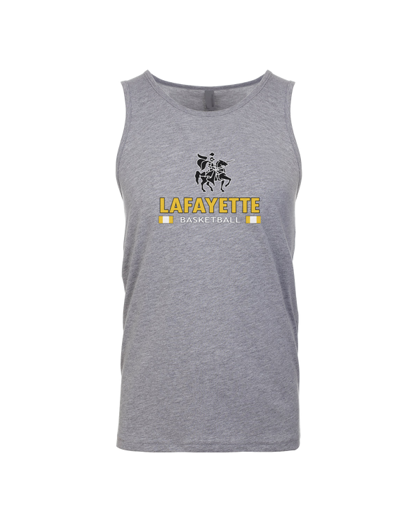 Lafayette HS Boys Basketball Stacked - Mens Tank Top