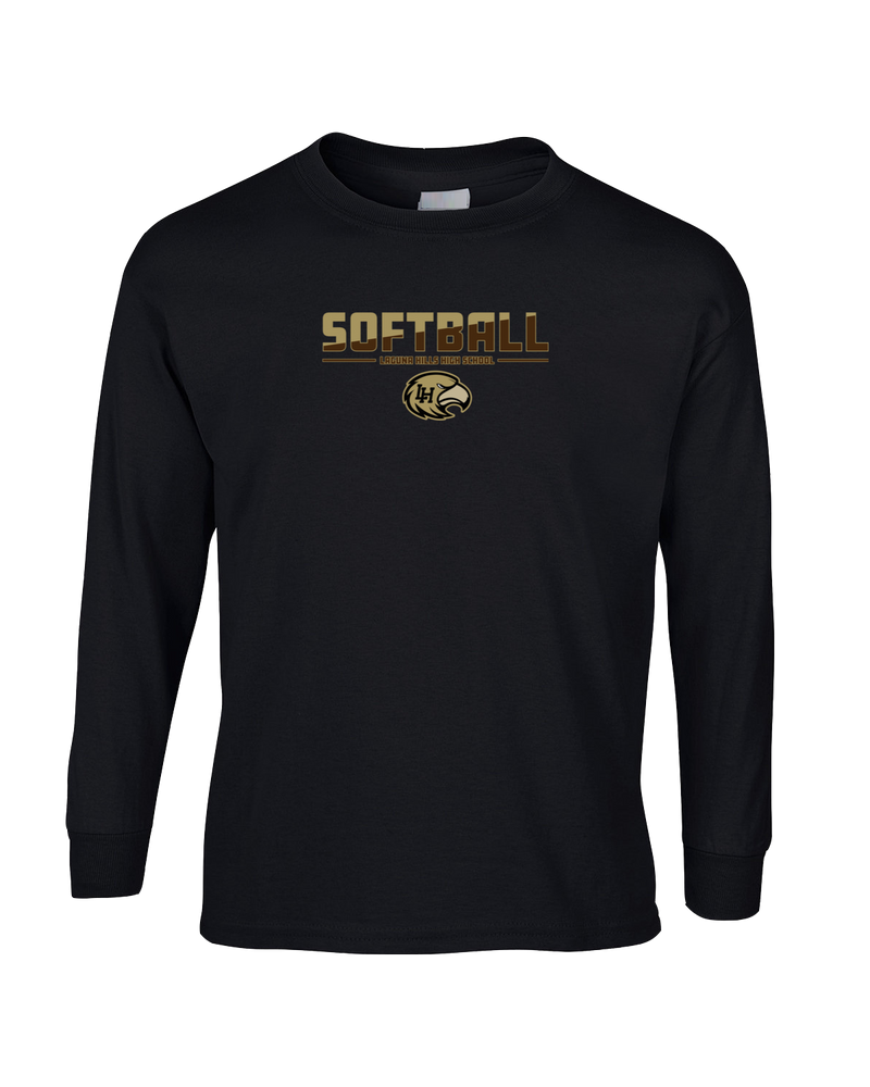 Laguna Hills HS Softball Cut - Mens Cotton Long Sleeve