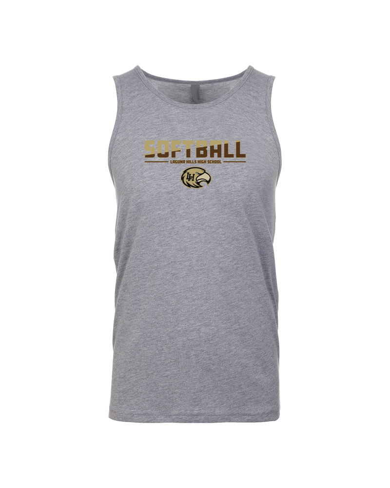 Laguna Hills HS Softball Cut - Mens Tank Top