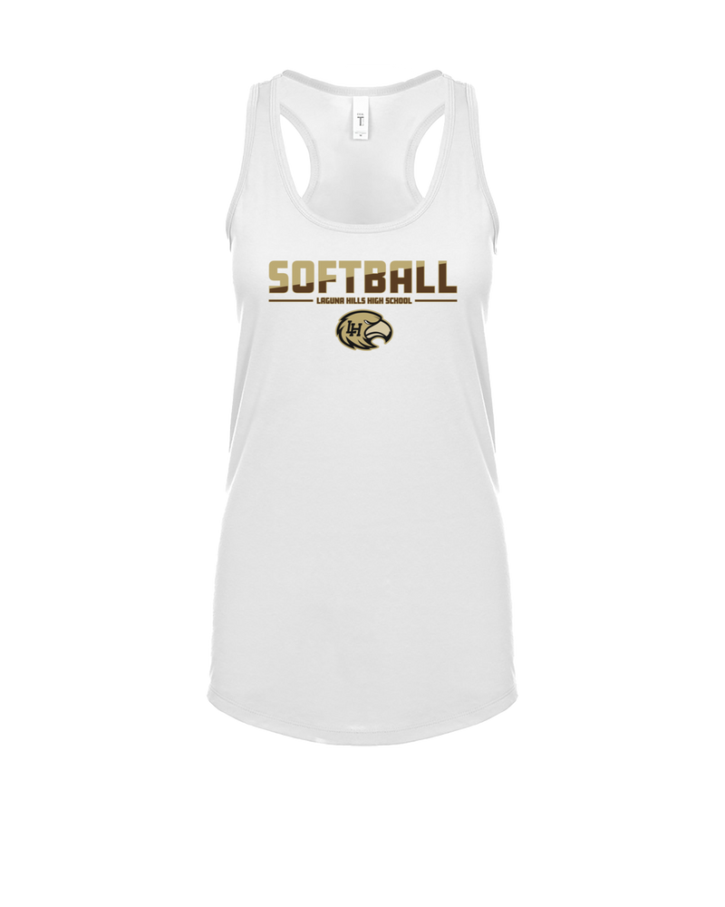 Laguna Hills HS Softball Cut - Womens Tank Top