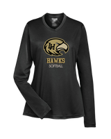 Laguna Hills HS Softball Shadow - Womens Performance Long Sleeve