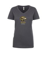 Laguna Hills HS Softball Shadow - Womens V-Neck