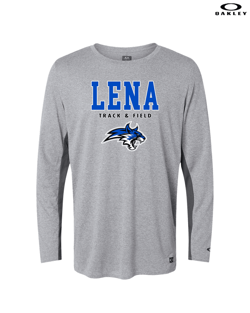 Lena HS Track and Field Block - Mens Oakley Longsleeve