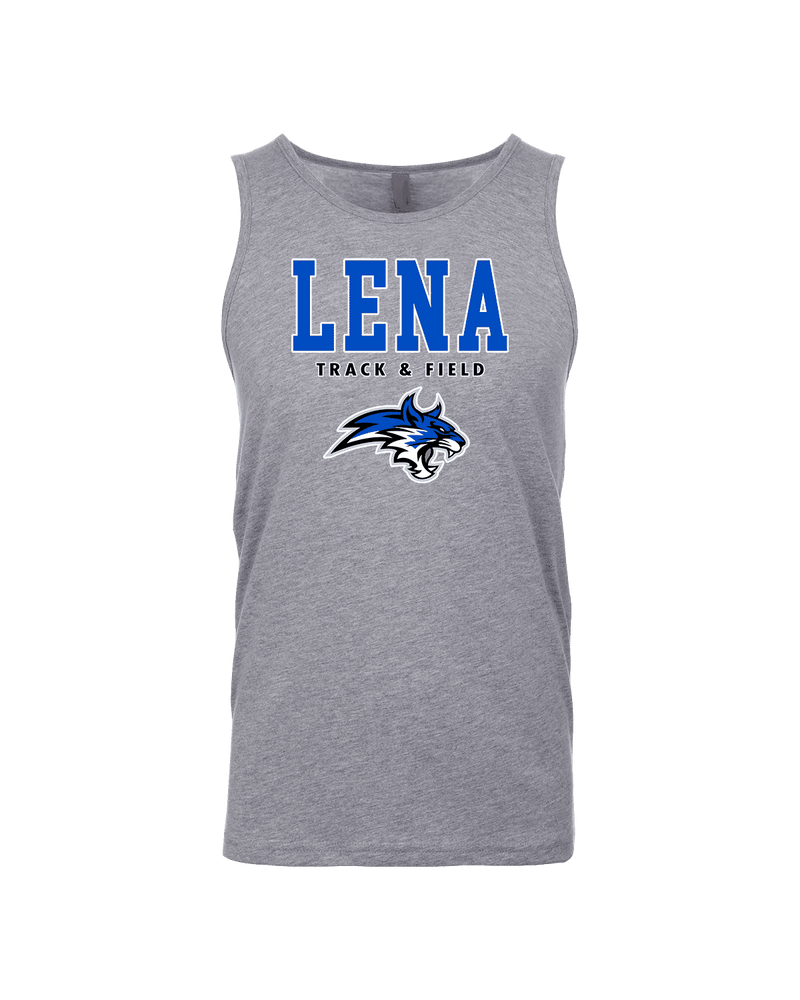 Lena HS Track and Field Block - Tank Top