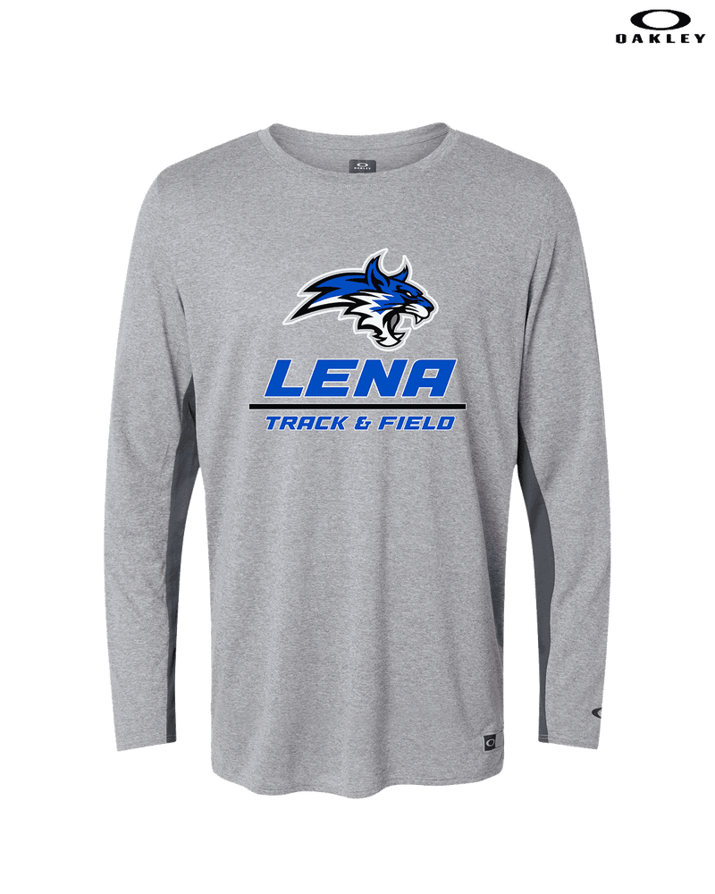 Lena HS Track and Field Split - Mens Oakley Longsleeve