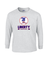 Liberty HS Boys Basketball Stacked - Cotton Longsleeve