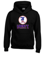 Liberty HS Boys Basketball Stacked - Unisex Hoodie