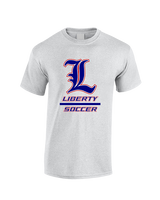 Liberty HS Girls Soccer Split - Cotton T-Shirt