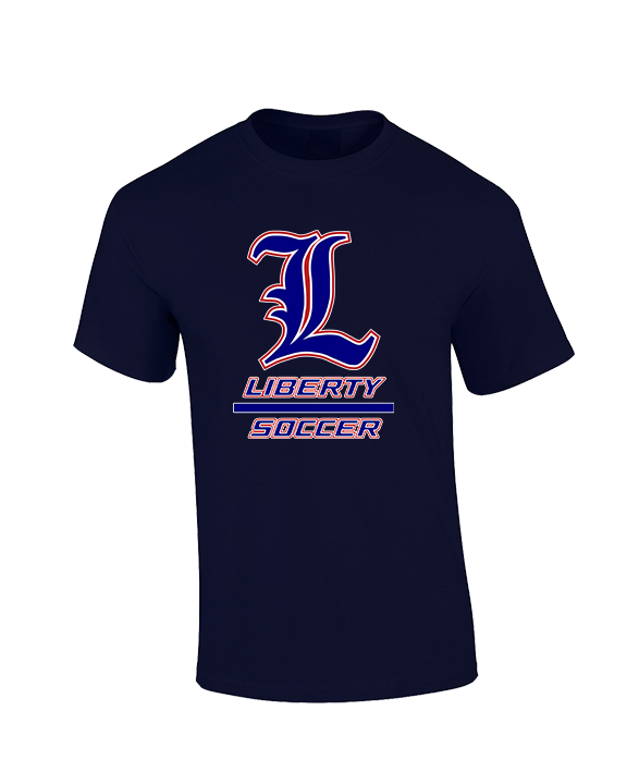Liberty HS Girls Soccer Split - Cotton T-Shirt